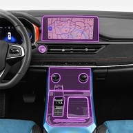 Proteção Premium para Chery Tiggo 8 (2017-2022): Película TPU Transparente Antiarranhões para Painel e Console - imagem 2