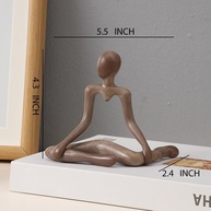 Estátua de Pensador Moderna para Decoração de Casa e Escritório - Escultura de Arte Abstrata em Resina - imagem 3