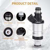 Kit 6 Injetores de Combustível 1 Furo para Honda Civic, Accord e Acura CL - Performance e Economia - imagem 3