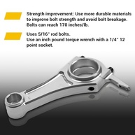 Biela de Alumínio Billet 11cm para Honda GX340/390/420 e Predator - Performance e Durabilidade - imagem 5