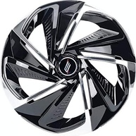 Calota Esportiva Nitro Aro 14 Black Silver Elitte: Estilo e Personalidade para Seu Carro - imagem 2
