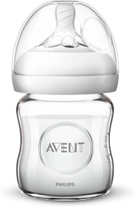 Mamadeira de Vidro Philips Avent 120ml - Segurança e Conforto para o Bebê - imagem 1