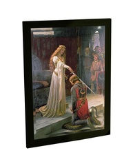 Quadro Decorativo The Accolade - Pintura Edmund Blair | Moldura Elegante para Decoração de Ambientes - imagem 1