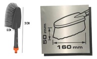 Escova Rápida para Lavagem de Carros e Placas Solares - Engate Fácil - imagem 3