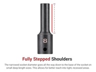 Soquete de Impacto TEKTON 9/16" Profundo 6 Pontos - Precisão e Durabilidade para Seus Projetos - imagem 5