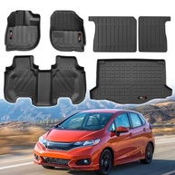 Tapetes e Forro de Porta-Malas Premium para Honda Fit 2014-2020 | Proteção Total - imagem 2