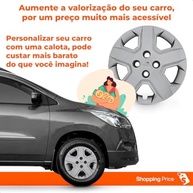 Kit 4 Calotas Aro 15 Prata Grid para Chevrolet Cobalt e Spin (2013-2020) - Design Moderno e Fixação Segura - imagem 5