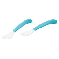 Colher Articulável Classic Azul – Dobrável, Ergonômica e Sensível ao Calor para Refeições Práticas - imagem 3