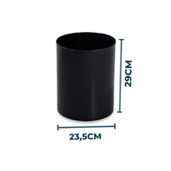Lixeira Plástica Branca 12L Redonda - Elegância e Praticidade para seu Espaço - imagem 2