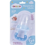 Pimpolho Porta-Frutinha Haste Triangular Azul - Seguro e Prático para Bebês - imagem 3