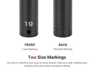 Soquete de Impacto TEKTON 9/16" Profundo 6 Pontos - Precisão e Durabilidade para Seus Projetos - imagem 4