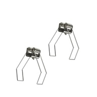Tampa e Presilha para Perfil APEX 35x28 | Acessórios Pretos Foscos com Encaixe Preciso - imagem 3