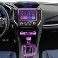 Proteção Premium para Subaru XV 2018-2023: Película TPU-PPF Transparente e Resistente a Arranhões para Console e GPS - imagem 1