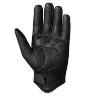Luvas de Couro Premium para Motociclistas Jackets 4 Bikes - Proteção e Conforto Cruiser Biker Gel Pretas M - imagem 3