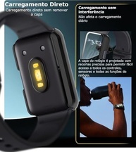 Capa Bumper Protetora Preta com Película para Samsung Galaxy Fit 3 - Proteção Completa e Estilo - imagem 4
