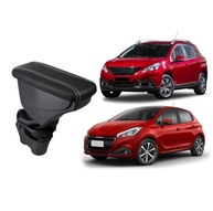 Apoio de Braço Premium Courvin Preto com Costura Branca para Peugeot 208 e 2008 Allure - imagem 3