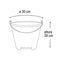 Balde Especial Preto 12 Litros - Resistente e Versátil para Uso Doméstico e Profissional - imagem 3