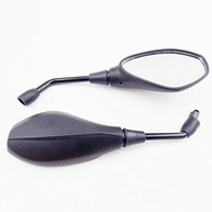Espelhos Retrovisores OKSTNO 10mm para Motos Kawasaki, Suzuki, Honda - Preto Premium - imagem 4