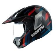 Capacete Moto Enduro Bieffe 3 Sport Horizon Preto/Vermelho - Segurança e Estilo para Sua Aventura - imagem 4