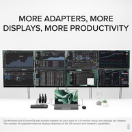 Expanda sua Produtividade: Adaptador Plugable 4K DisplayPort/HDMI para 2 Monitores via USB 3.0/C (Windows/ChromeOS) - imagem 5