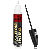 Caneta de Tinta Preta Fosca para Retoque de Rodas – Reparo Profissional e Sem Costura - imagem 1