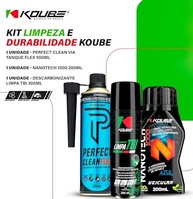 Kit Perfeito: Limpeza Profunda e Durabilidade Máxima para seu Motor - Perfect Clean Flex + Nanotech 1000 + Limpa TBI KOUBE - imagem 5