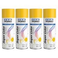 Kit 4 Tintas Spray Amarelo TekBond - Aerossol de Alta Performance para Projetos Criativos - imagem 2