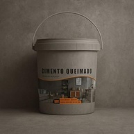 Revestimento Cimento Queimado Pronto para Uso 5kg - Acabamento Rústico Moderno para Pisos e Paredes - imagem 2