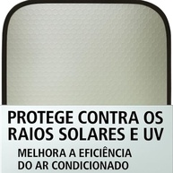 Kit Tapa Sol Blackout para Carro: Proteção UV 99% e Conforto Térmico com Ventosas (2 Unidades) - imagem 4