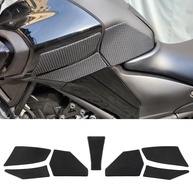 Protetor de Tanque Lateral Yamaha MT-03 MT-25 (2020-2025) - Adesivo de Tração para Joelho - Preto - imagem 1