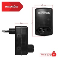Kit 4 Protetores Anti-Raio e Quedas de Energia 220V para Eletrônicos - Proteção Essencial - imagem 4