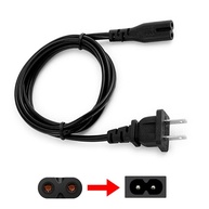 Cabo de Alimentação AC 1,5m 2 Pinos C8: Energia Confiável para sua TV, PS4, PS5, Xbox e Mais! - imagem 4