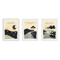 Kit 3 Quadros Decorativos 18x24 cm - Frases Motivacionais para Sucesso e Realização de Sonhos - imagem 5