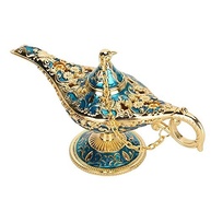 Ornamentos Decorativos para Sala de Estar e Quarto | Kit de Enfeites em Azul com Revestimento Dourado - imagem 4