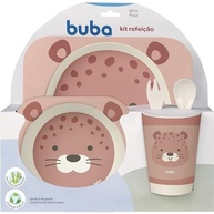 Kit Refeição em Bambu Oncinha - Ecofriendly & Seguro para Bebês - imagem 4
