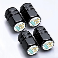 4ack Jesus Fills My Cup: Tampas de Válvula de Pneu com Estilo Religioso para Carros, Motos e Bikes - imagem 1