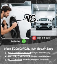 Tinta de Retoque Preto Metálico UM/M7216 Ágata para Ford - Reparo de Arranhões com Combinação Exata de Cores - imagem 4
