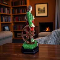 Imagem de Santa Catarina em Resina 13cm - Escultura Artesanal para Oratórios e Altares - imagem 5