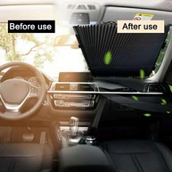 Protetor Solar Retrátil para Para-brisa de Carro - Proteção UV e Calor - imagem 3