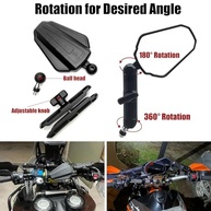 Espelhos Retrovisores Dobráveis para Moto: Segurança e Estilo com Suporte Universal M10/M8 - imagem 4