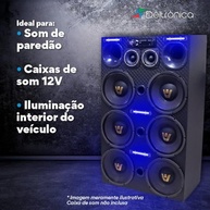 Kit Super Strobo Led para Som Automotivo Rgb 2 Faróis 12v Deltrônica - imagem 3