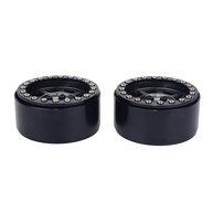 Rodas de Alumínio Pesado 1.9" Pretas para Carros RC 1/10 - Durabilidade e Performance - imagem 1