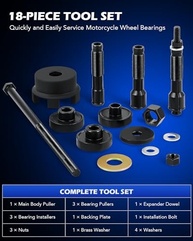 Kit Extrator e Instalador de Rolamento de Roda para Harley-Davidson 2000-2020 | Ferramenta Essencial 11 Peças - imagem 3