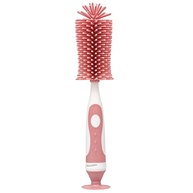 Escova de Limpeza para Mamadeira Buba com Silicone Macio Rosa - Ideal para Higiene Segura e Eficiente - imagem 2
