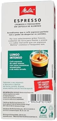 Cápsula Lungo Intenso Melitta 8 - Sabor Amadeirado para Máquinas Nespresso - imagem 3