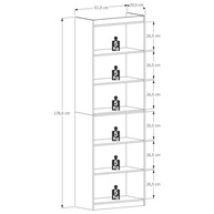 Organizador Livreiro DULLAR MÓVEIS Gold - Design Contemporâneo para Sala e Escritório - imagem 3