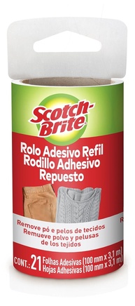 Scotch-Brite 3M Refil Rolo Adesivo Tira Pelos - Alta Performance para Limpeza Rápida - imagem 1