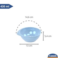 Tigela Urso Azul Plasútil - Segura, Saudável e Divertida para Crianças - imagem 3