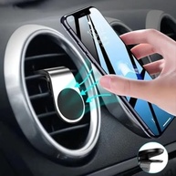 Suporte Magnético Premium para Celular Veicular - Fixação Segura na Saída de Ar (Black) - imagem 5