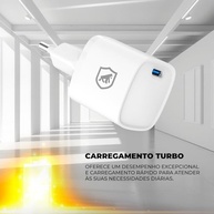 Carregador Gshield Ultra Rápido 20W USB-C GaN: Potência e Segurança para seu iPhone e Android - imagem 4